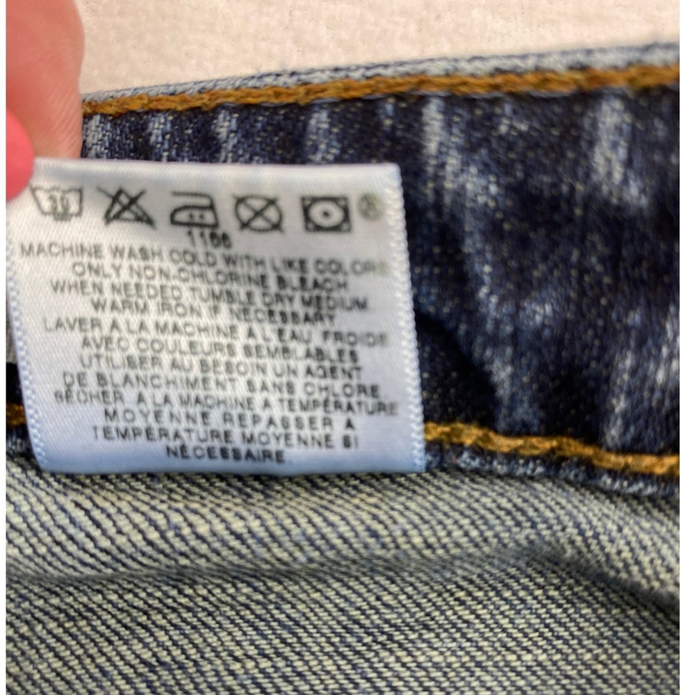 GAP‎ Flare Jeans Women Size 12 R Medium Wash Denim Stretch Mid Rise - Picture 4 of 11
